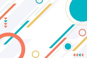 Simple geometric frame backdrop vector