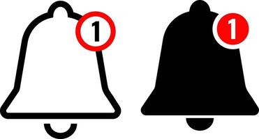 notification bells icon. bell icon for notifications or alerts. reminder alert sign. Alarm symbol. Ringing bells reminder icon. incoming inbox message vector