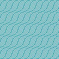 Japanese themed background with a wave pattern design vector