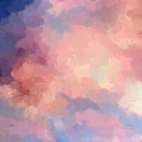 Hand painted abstract texture background using pastel colours vector