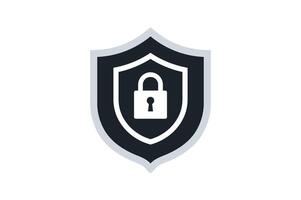 Web Security Shield Padlock Icon, shield security padlock icon, digital protection lock icon, encrypted shield padlock , cyber security shield icon vector