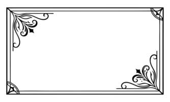 A baroque-inspired floral frame fused with abstract creativity. vector
