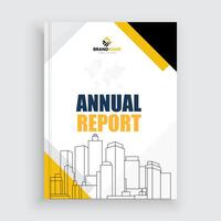 Designing a Winning Annual Report Layout vector