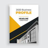 Annual Report Layout Template design vector