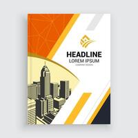 rad Professional Annual Report Layout Template for Success vector