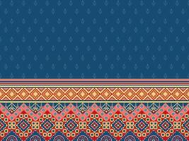 Abstract geometric ethnic pattern design. vector