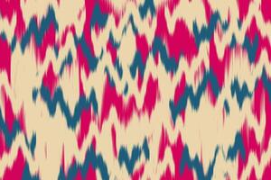 Abstract background stripe pattern. Abstract Ikat Pattern in blue and pink. vector