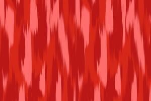 Abstract background stripe pattern. Abstract Ikat Pattern in red and pink. vector