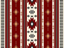 Geometric Navajo pattern. Native American style. Can be used in fabric design for clothing, textile, wrapping, background, wallpaper, carpet, embroidery, print vector