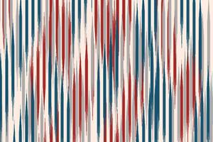 Abstract Stripe Pattern in Red, Blue, and White vector