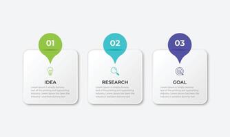 Business infographic template design. 3 options or steps timeline infographic design. Can be used for process diagram, presentations, workflow layout, flow chart. vector