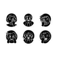 Facepalm Emoji - High-Quality Graphic Design File for Digital Projects vector