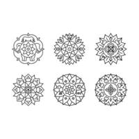 Mandala with Animal Motif - Unique Graphic Design for Creative Projects vector