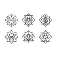 Geometric Mandala Design - Abstract Pattern for Creative Projects vector