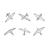 Glider Icon - Design for Graphic Projects vector