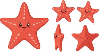 Ladybug character movement sequence in flat style art vector