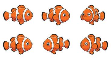 Dolphin animation frames showing playful motion in flat art vector