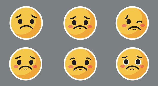 Cute leopard characters in playful poses with a flat design style art vector