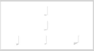 Blank frames representing an empty canvas for creativity and innovation in design projects vector