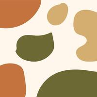 a pattern of different shapes and colors vector