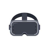 Virtual reality headset design in flat style showcasing modern technology art vector