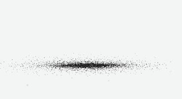 Abstract black scatter design with minimalist style in two frames illustration vector