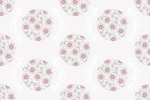 Paisley or Boteh seamless pattern is an ancient textile design from the Persian region, traditionally used to decorate carpets, shawls, and textiles. It is a distinctive and recognizable motif. vector