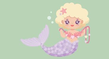 Two playful fairy characters in flat design creating bubbles illustration vector