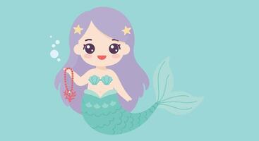 Cute fairy character blowing bubbles in flat art style vector