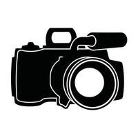 Professional Broadcast Camera Illustration Graphic For Creative Projects vector
