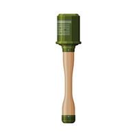 Combat Hand Grenade, Military Army Weapon Object Flat Illustration vector