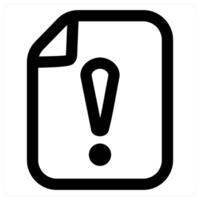 File Info icon concept in black color vector