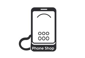 Phone shop icon illustration vector