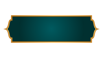 Text Box Abstract Shape Banner green design png