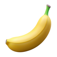 enchanting notable Photorealistic, ultra-detailed isolated cutout of a single ripe banana Isolated cutout with Transparent Background png