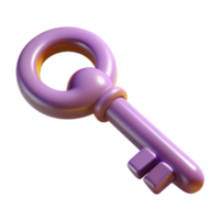 extraordinary traditional A single, intricately designed key with Transparent Background luxury png