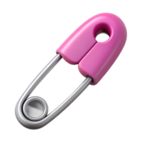 elegant ethereal renaissance Photorealistic, ultra-detailed isolated cutout of a single safety pin closed Isolated cutout with Transparent Background flawless png