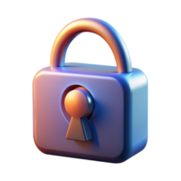 enchanting rustic A single, abstract lock with a keyhole formed by light, with Transparent Background perfect clarity png