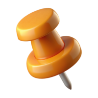 gorgeous ethereal coastal Hyper-specific professional render of a single thumbtack Isolated cutout with Transparent Background exclusive png