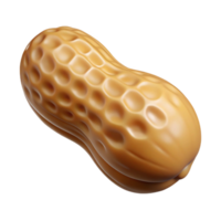 elegant futuristic Concept art style, isolated cutout of a single peanut with Transparent Background luxury png