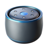 extraordinary tropical Smart speaker, voice assistant device, with Transparent Background masterfully captured png
