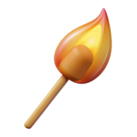fascinating coastal A single, burning matchstick, with a flickering flame with Transparent Background gallery standard png