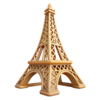 encantador exemplar eiffel torre treliça seção, com transparente fundo png