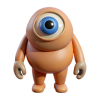 glorious distinguished Cyclops, one-eyed giant, with Transparent Background png