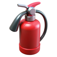 magnificent retro Fire extinguisher red with Transparent Background refined png