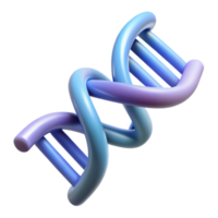 fascinating organic An abstract representation of a DNA double helix with Transparent Background fine detail png