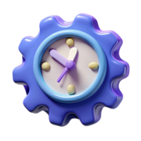 sought-after futuristic A single, stylized clock face with distorted, melting numbers with Transparent Background expertly shot png