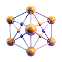 sumptuous peaceful gothic A complex, interconnected network of glowing nodes and lines with Transparent Background museum quality png