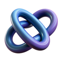 remarkable elegant A stylized infinity symbol made of intertwined snakes with Transparent Background high quality png