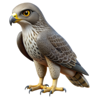 glorious melancholic organic A soaring hawk, sharp talons, piercing gaze with Transparent Background 8K png